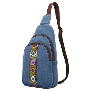 Canvas Sling Bag for Wome Crossbody Purse Small Sling Backpack Purse Travel🐟